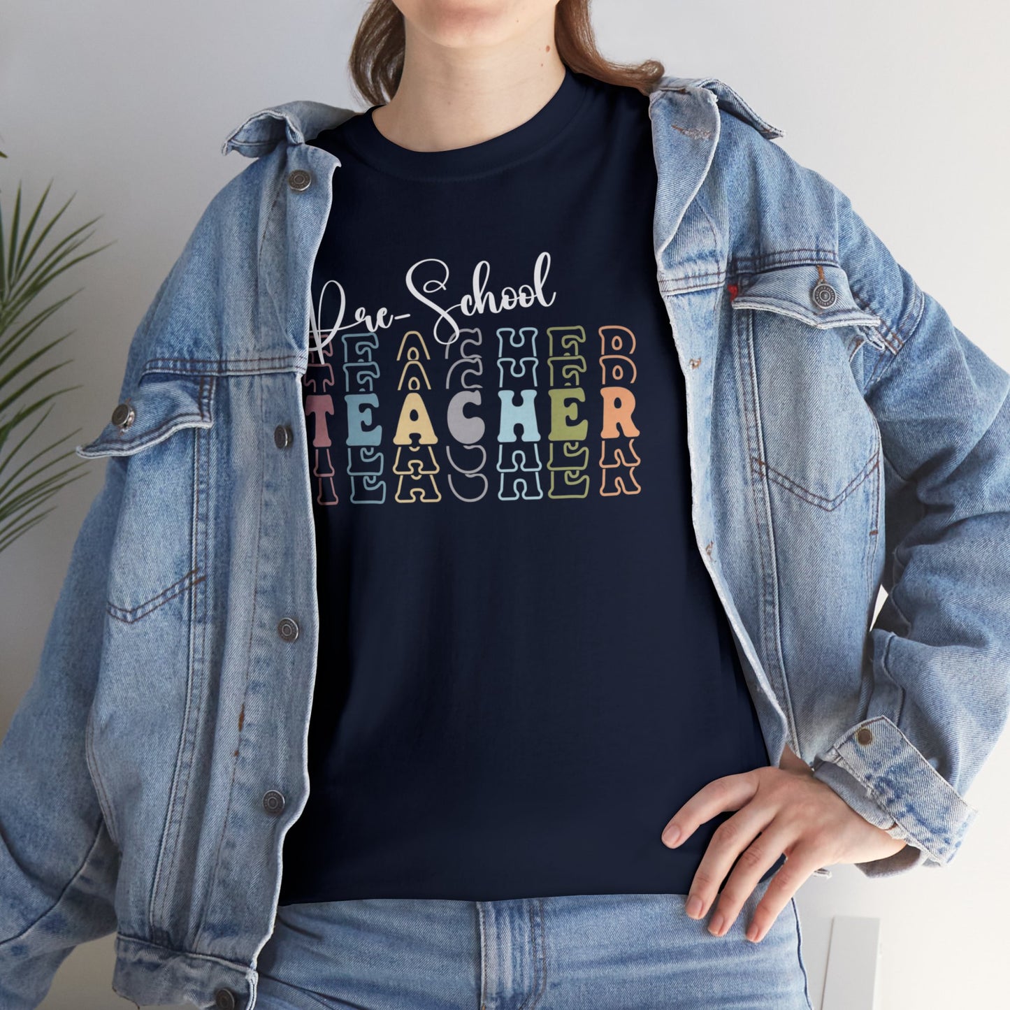 Pre-School Teacher Unisex Cotton Tee