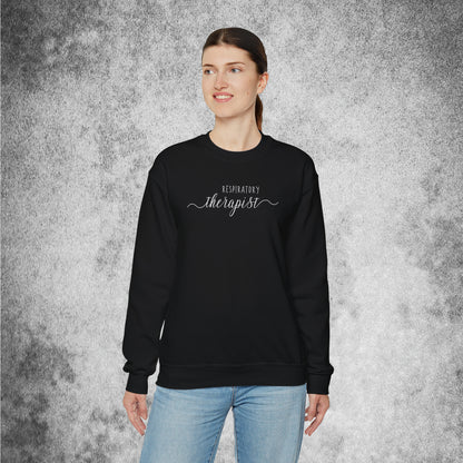 Respiratory Therapist Cursive Unisex Crewneck Sweatshirt