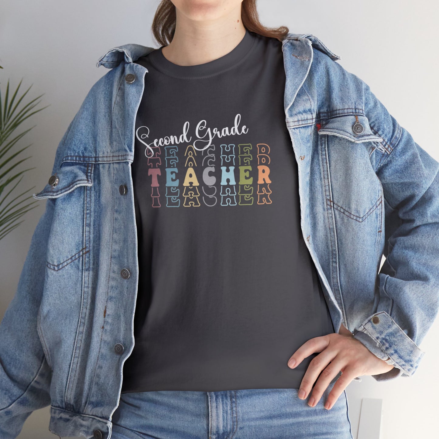 Second Grade Teacher Unisex Cotton Tee