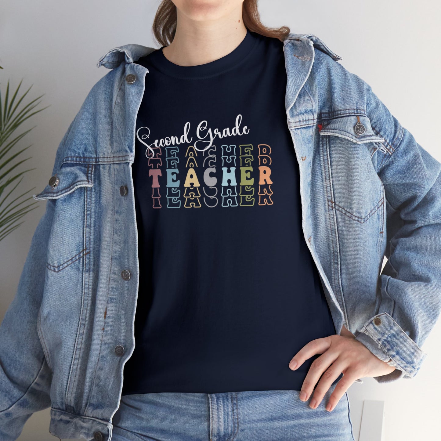 Second Grade Teacher Unisex Cotton Tee