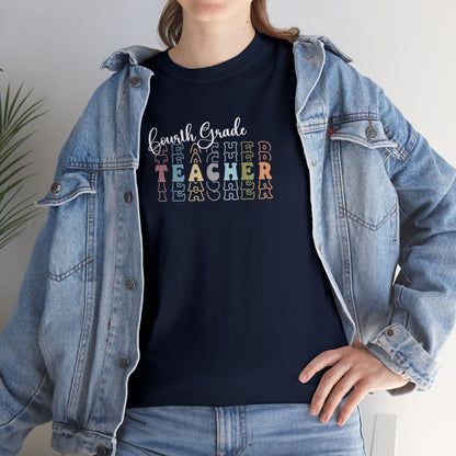 Fourth Grade Teacher Unisex Cotton Tee