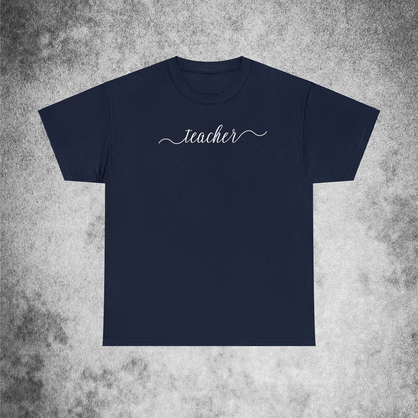 Teacher Cursive Unisex Cotton Tee