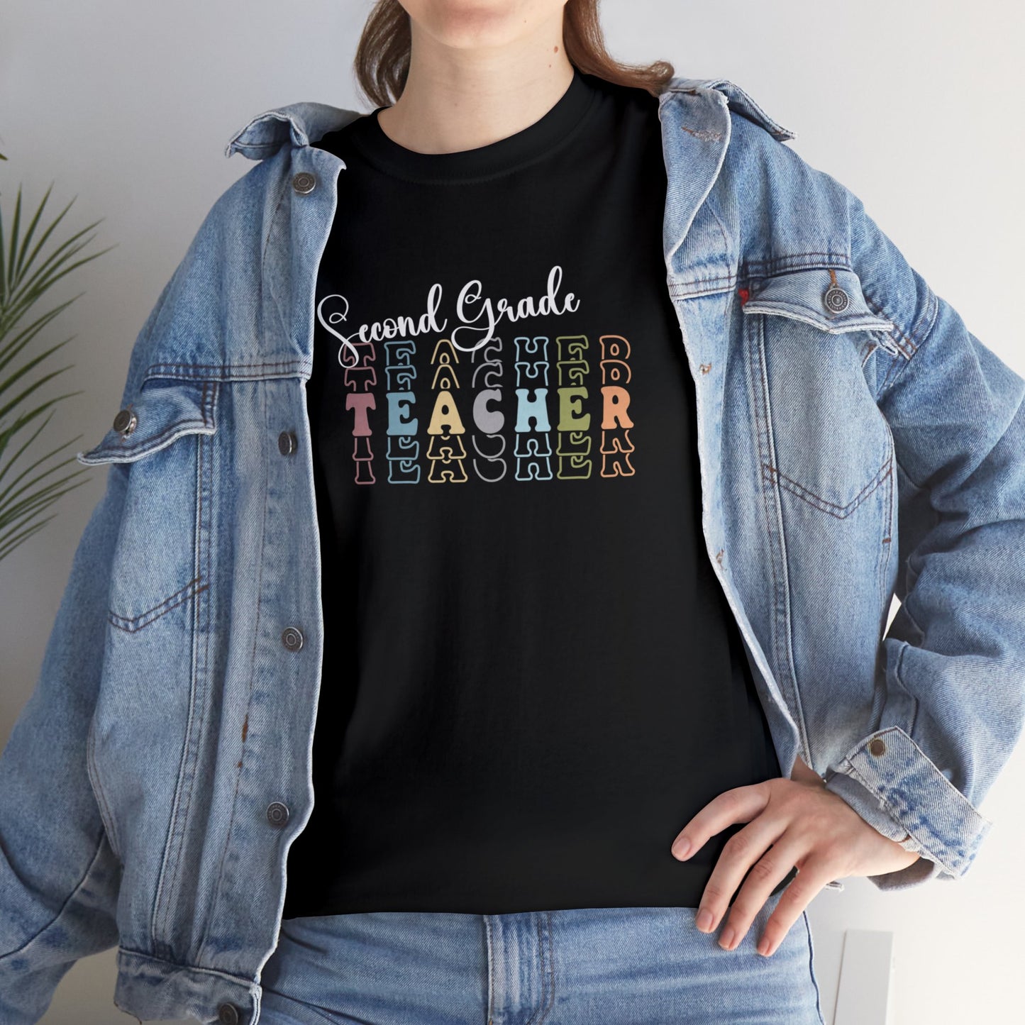 Second Grade Teacher Unisex Cotton Tee