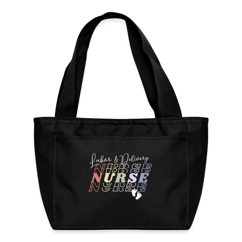 Labor & Delivery Nurse Lunch Bag - black