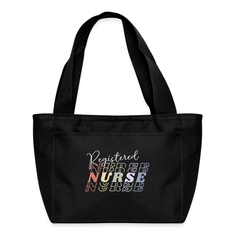 Registered Nurse Lunch Bag - black