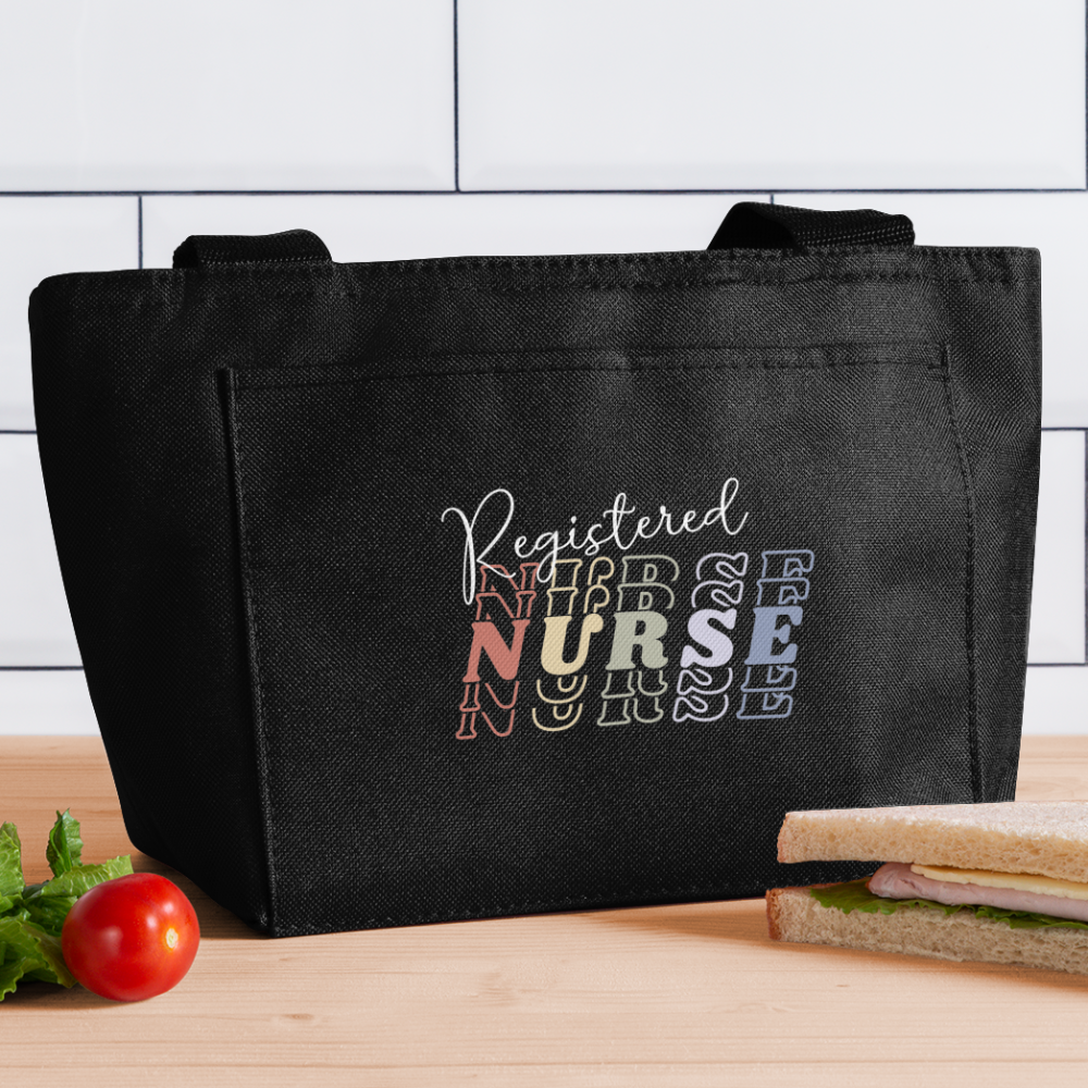 Registered Nurse Lunch Bag - black